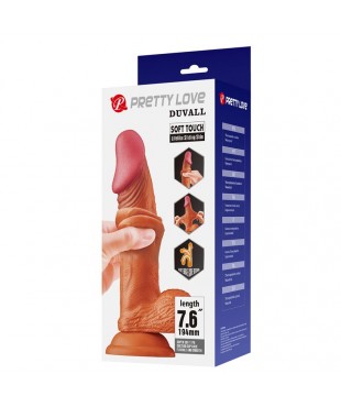 Dildo Realista con Piel Deslizante Retractil 194 cm