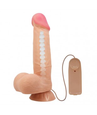 Dildo Realista Doble Densidad Piel Deslizante Retractil