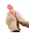 Dildo Realista Doble Densidad Piel Deslizante Retractil