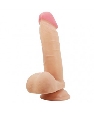 Dildo con Piel Deslizante Retractil 20.5 cm