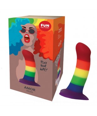 Amor Dildo Rainbow LGBT