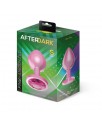 Plug Anal Anodizado Rosa con Joya Talla S