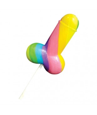 Piruleta Forma de Pene Multicolor