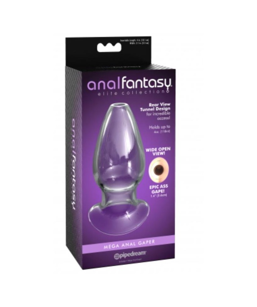 Plug Anal Mega Anal Gaper Transparente Plug Anal Mega Anal Gaper Transparente