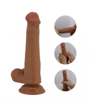Tallen Dildo con Piel Deslizante-Retractil 22 cm