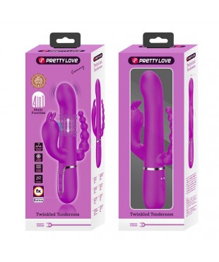 Cammy 4 in 1 Vibrador con Bolas Rotadoras y Cadena Anal Cammy 4 in 1 Vibrador con Bolas Rotadoras y Cadena Anal