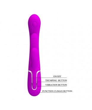 Shania Vibrador con Lengua y Thumping Shania Vibrador con Lengua y Thumping