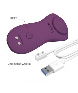 Mane Vibrador de Braguita con App Purpura Mane Vibrador de Braguita con App Purpura
