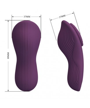 Mane Vibrador de Braguita con App Purpura Mane Vibrador de Braguita con App Purpura