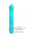 Coale Vibrador con Bolas Rotatorias y Up and Down USB