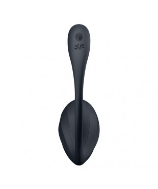 Ribbed Petal Vibrador de Braguita APP Negro Ribbed Petal Vibrador de Braguita APP Negro
