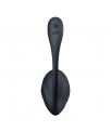 Ribbed Petal Vibrador de Braguita APP Negro