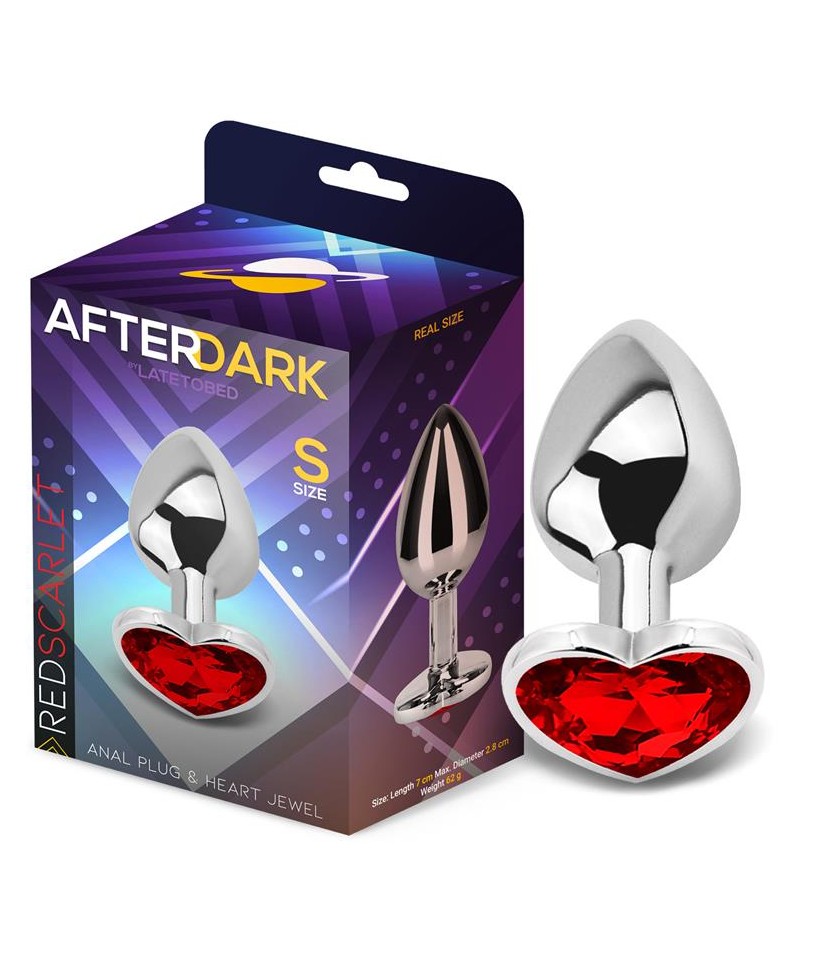 Plug Anal Joya de Corazon Red Scarlet Talla S Plug Anal Joya de Corazon Red Scarlet Talla S