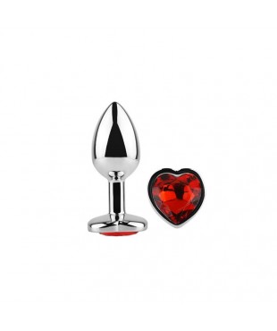 Plug Anal Joya de Corazon Red Scarlet Talla S Plug Anal Joya de Corazon Red Scarlet Talla S
