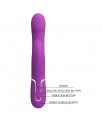 Zalin Vibrador con Bolas Rotatorias y Lengua