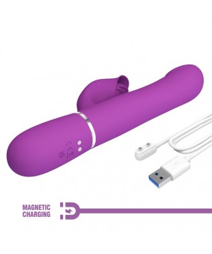 Zalin Vibrador con Bolas Rotatorias y Lengua Zalin Vibrador con Bolas Rotatorias y Lengua