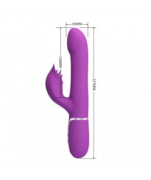 Zalin Vibrador con Bolas Rotatorias y Lengua Zalin Vibrador con Bolas Rotatorias y Lengua