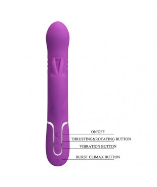 Coale Vibrador con Bolas Rotatorias y Up and Down Coale Vibrador con Bolas Rotatorias y Up and Down