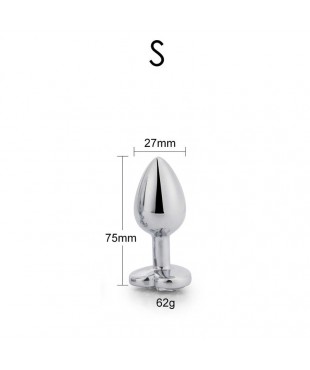 Plug Anal Joya de Corazon Red Scarlet Talla S Plug Anal Joya de Corazon Red Scarlet Talla S