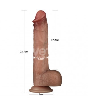 Sliding Pro Dildo Piel Deslizante Retractil Dual Layer 9