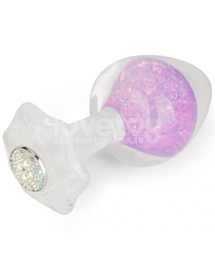 Gemoria Plug Anal de Silicona con Esfera de Cristal Gemoria Plug Anal de Silicona con Esfera de Cristal