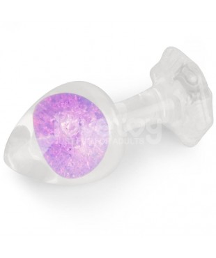 Gemoria Plug Anal de Silicona con Esfera de Cristal Gemoria Plug Anal de Silicona con Esfera de Cristal