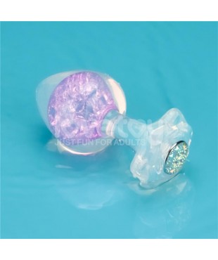 Gemoria Plug Anal de Silicona con Esfera de Cristal Gemoria Plug Anal de Silicona con Esfera de Cristal