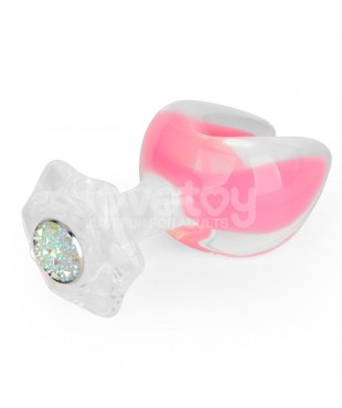 Gemoria Plug Anal Silicona Doble Punta Brilla en la Oscuridad Gemoria Plug Anal Silicona Doble Punta Brilla en la Oscuridad