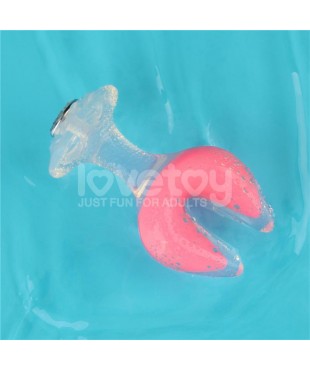 Gemoria Plug Anal Silicona Doble Punta Brilla en la Oscuridad Gemoria Plug Anal Silicona Doble Punta Brilla en la Oscuridad