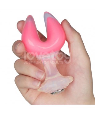 Gemoria Plug Anal Silicona Doble Punta Brilla en la Oscuridad Gemoria Plug Anal Silicona Doble Punta Brilla en la Oscuridad