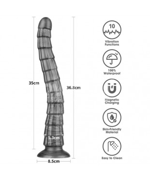 Vibrax Slider Dildo anal con Vibracion King Sized 145