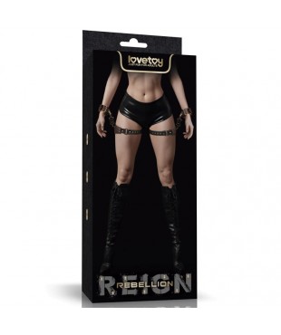 Rebellion Reign Set de Restricciones para Muslos y Munecas Rebellion Reign Set de Restricciones para Muslos y Munecas
