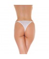 Rimba Amorable Tanga Abierto Color Blanco One Size