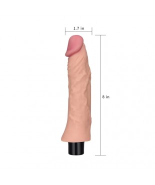 Vibrador Real Softee 8 Natural