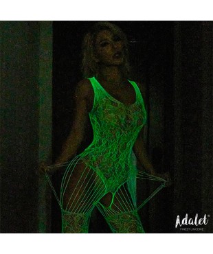 Beatrice Bodystocking Brilla en la Oscuridad Talla Única