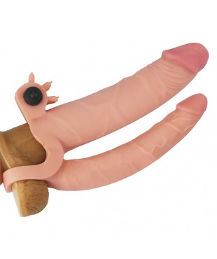 Funda para el Pene Doble con Vibracion 1 Funda para el Pene Doble con Vibracion 1