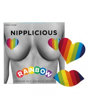 Nipplicious Pezoneras de Corazón LGBT