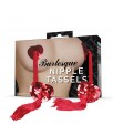 Pezoneras Rojo con Lentejuelas Burlesque