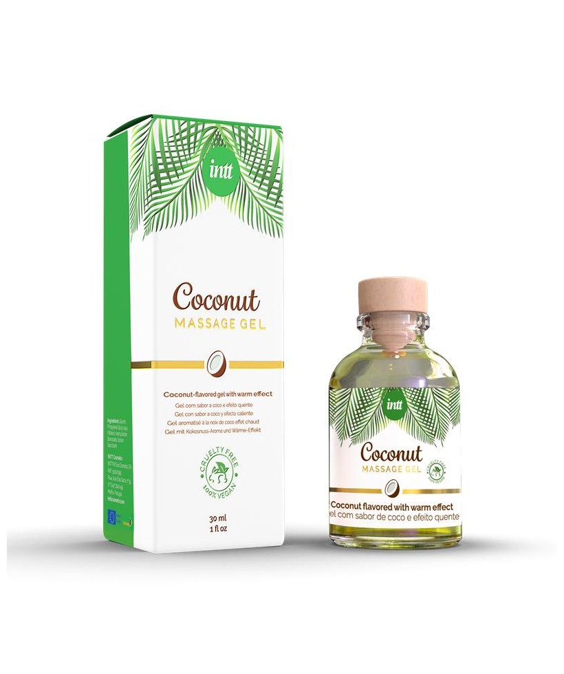 Gel de Masaje Coco 100 Vegano Besable 30 ml