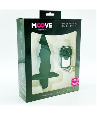 Plug Anal con Vibración y Control Remoto Negro