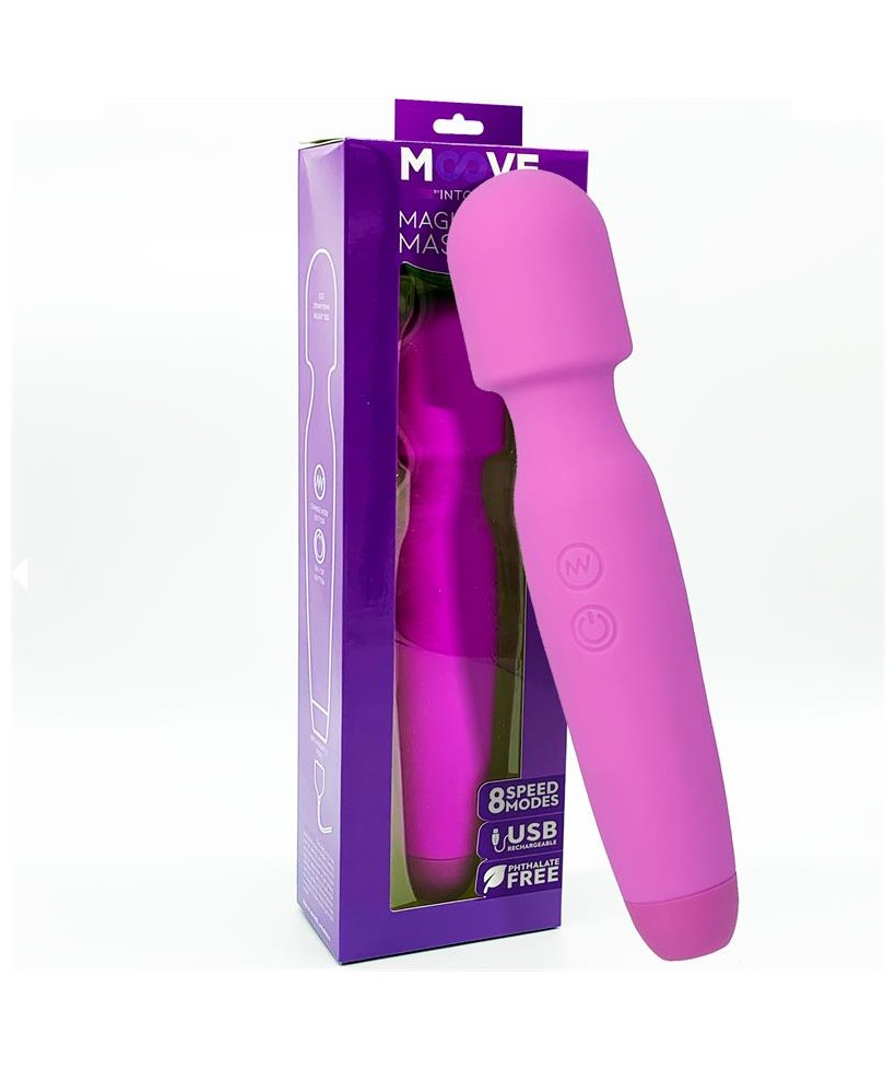 Magic Wand Masajeador Silicona Purpura