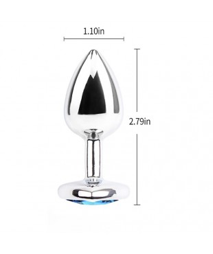 Plug Anal con Joya de Corazon Heart Gem
