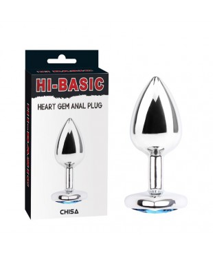 Plug Anal con Joya de Corazon Heart Gem