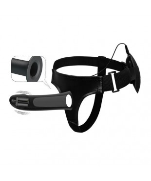 Arnes con Dildo Hueco con Vibracion Vito