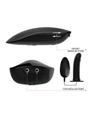 Arnes con Dildo Hueco con Vibracion Vito