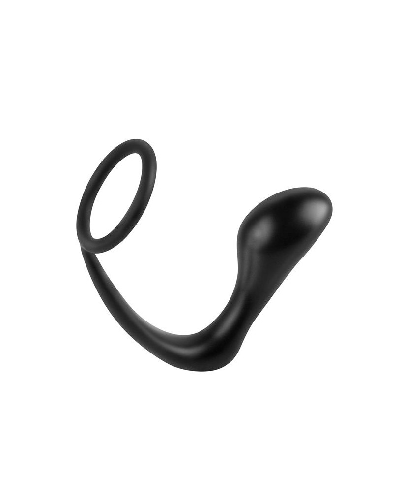 Plug Anal y Anillo Ass Gasm Negro Plug Anal y Anillo Ass Gasm Negro