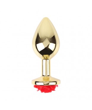 Plug Anal con Joya de Rosa Showy Rose Talla L