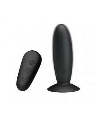 Plug Anal con Vibracion y Control Remoto USB