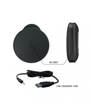 Plug Anal con Vibracion y Control Remoto USB