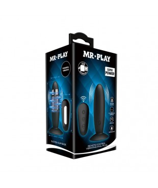 Plug Anal con Vibracion y Control Remoto USB